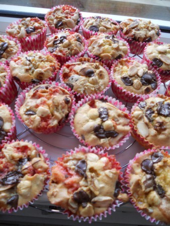 chocolade pinda spekkies cupcake